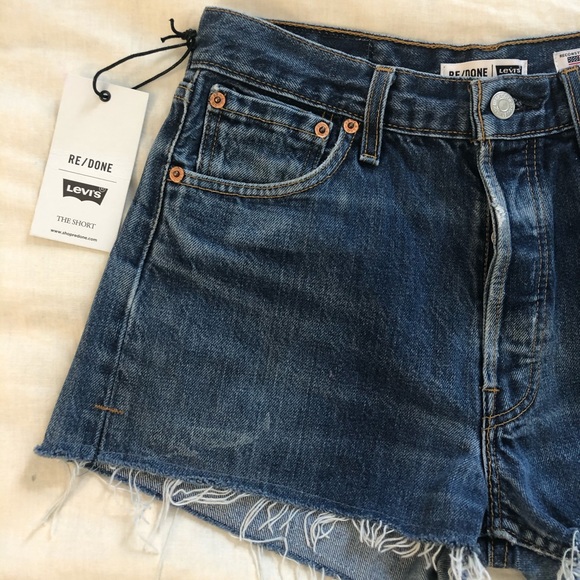 Re/done Levi Shorts - Picture 6 of 8